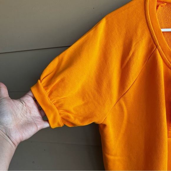 J.Crew Terry Cloth Short Sleeve Top - Size Small - Beach Summer Comfy - Picture 2 of 5